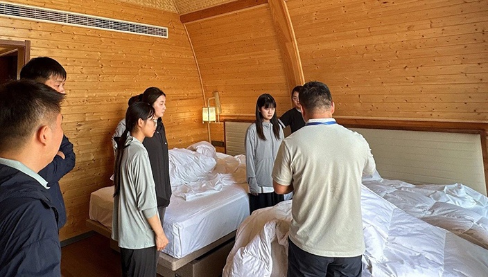 白馬湖文旅公司組織開展?jié)竦鼐频陮ｎ}培訓